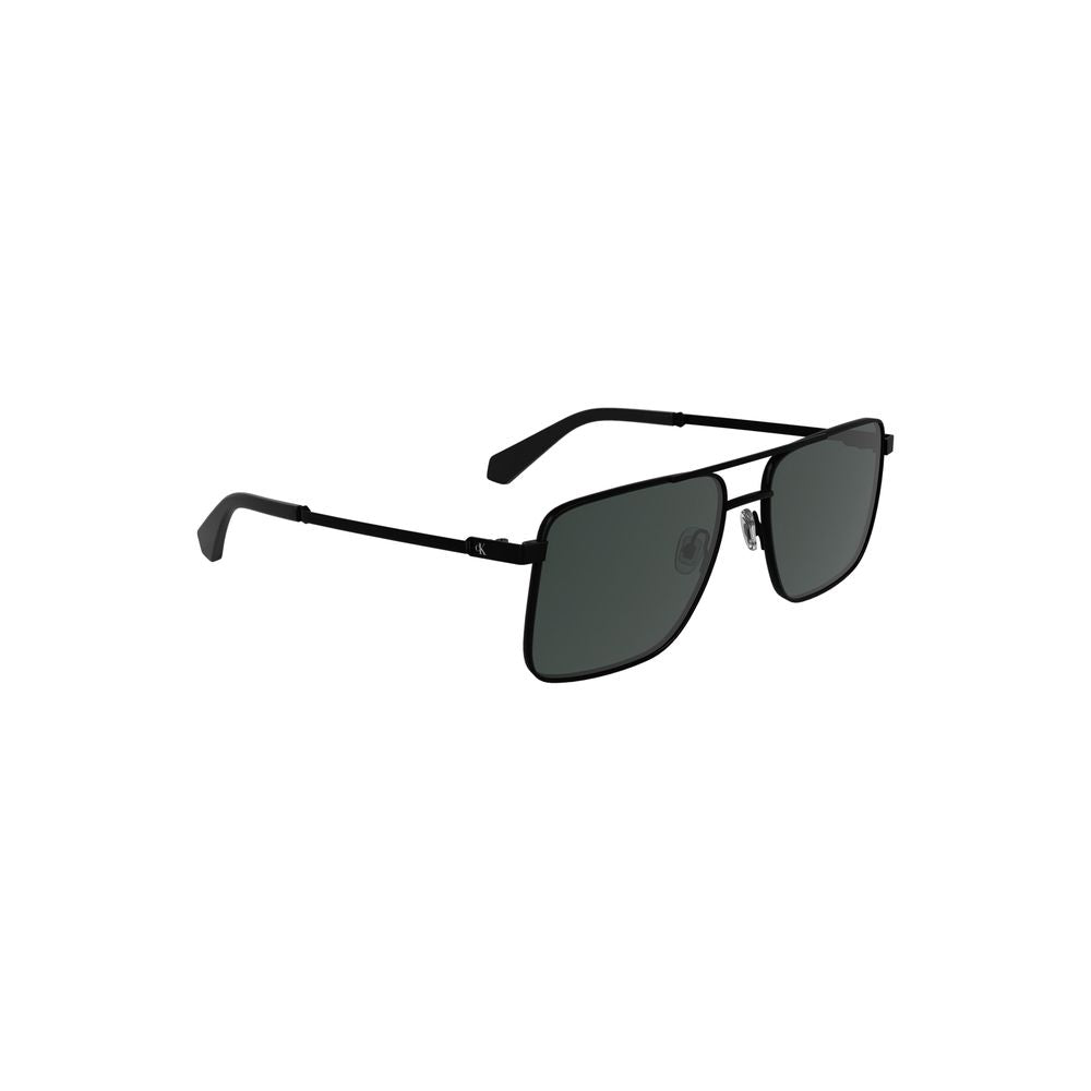 Lunettes de soleil Calvin Klein Black Metal pour homme