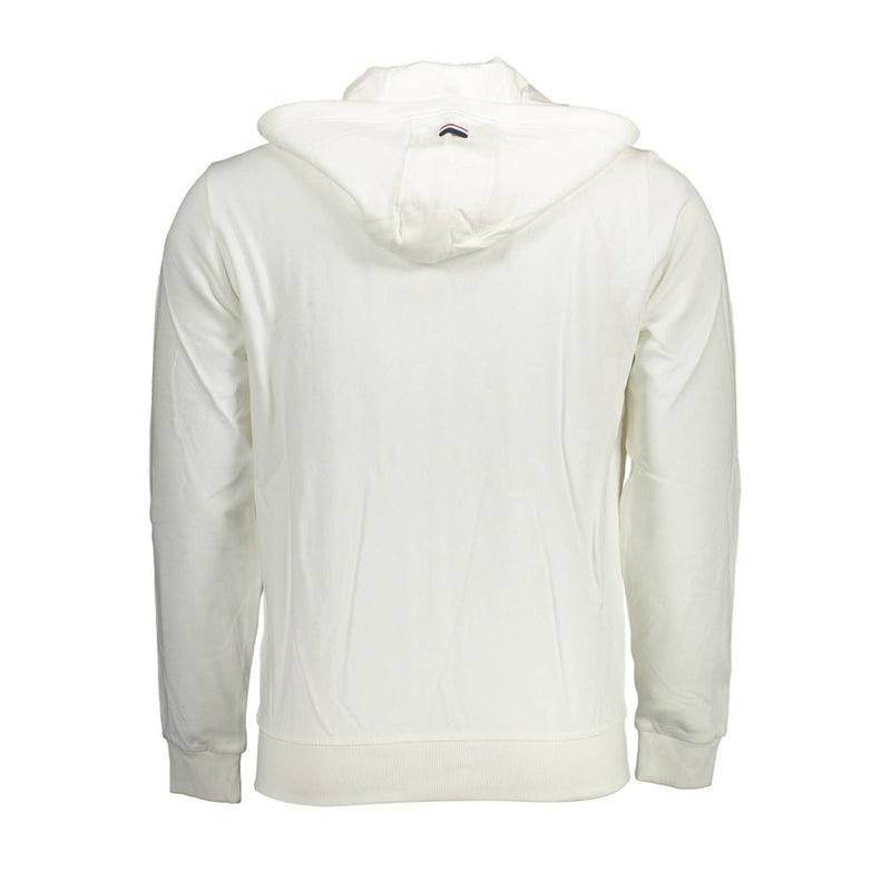 US POLO ASSN. Witte katoenen herensweater