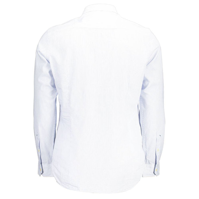 US POLO ASSN. Lichtblauw katoenen herenshirt