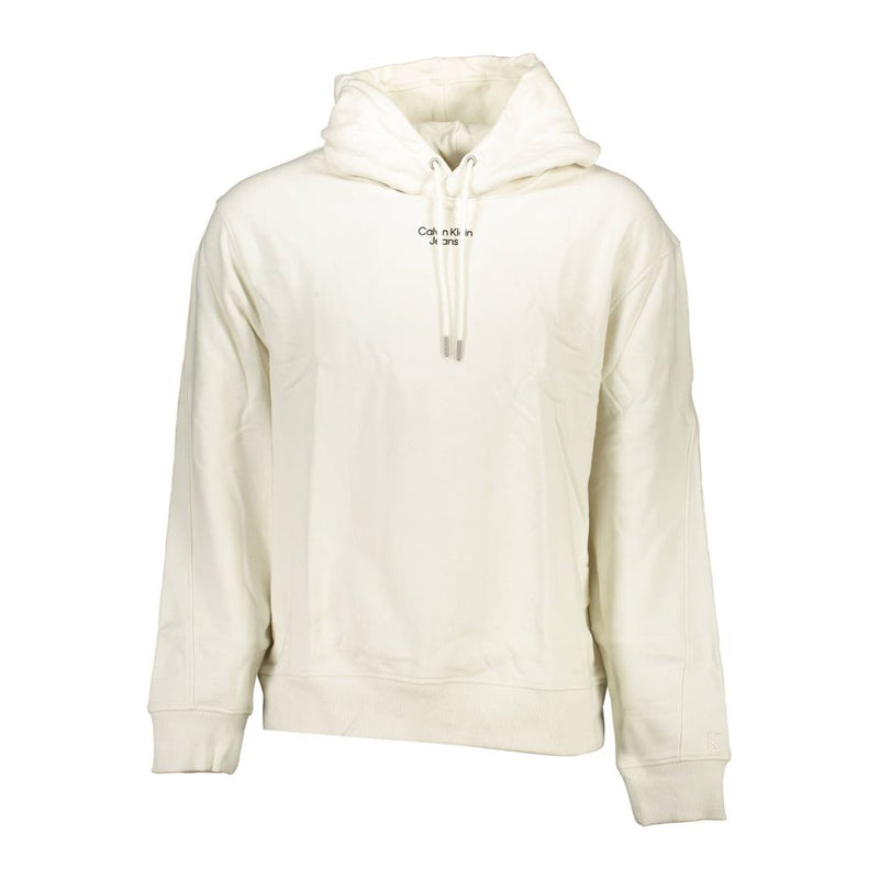 Pull en coton blanc Calvin Klein pour homme