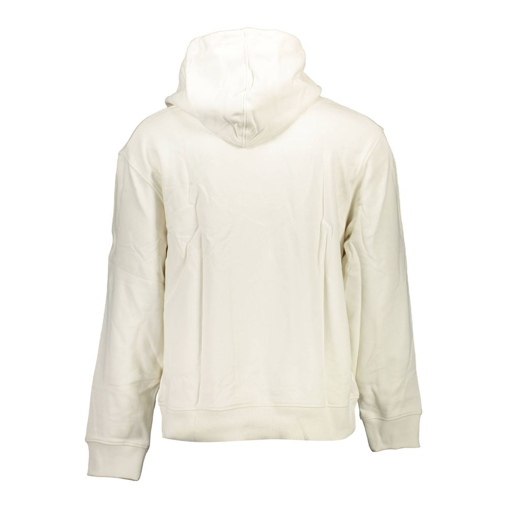 Pull en coton blanc Calvin Klein pour homme