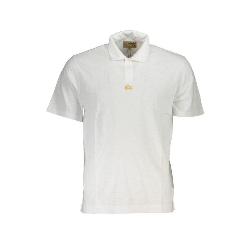 Polo en coton pur La Martina avec broderies élégantes