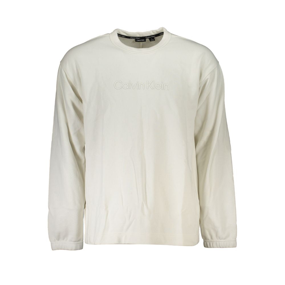 Pull en coton blanc Calvin Klein pour homme