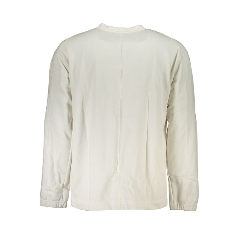 Pull en coton blanc Calvin Klein pour homme