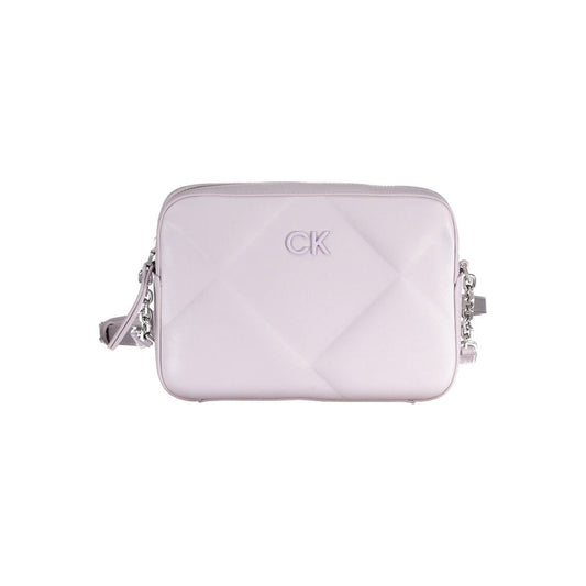 Sac à main en polyester violet Calvin Klein