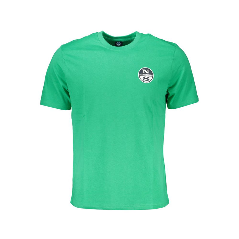 North Sails T-shirt van groen katoen
