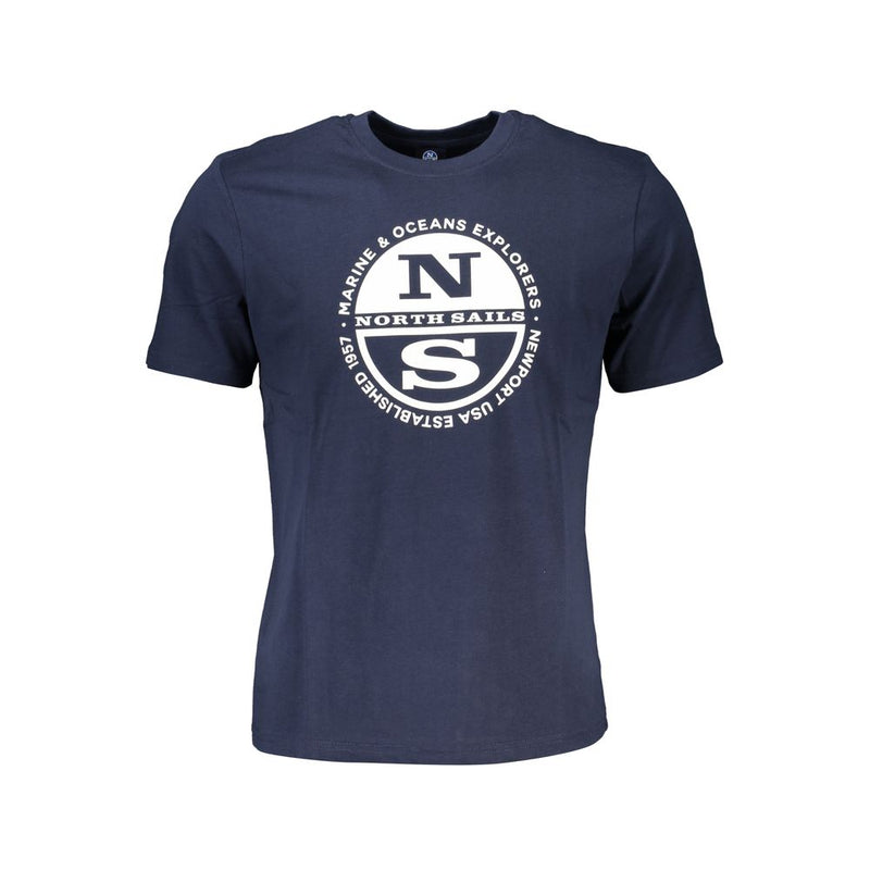 North Sails Blauw Katoenen T-Shirt