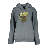 Cavalli Class Sweatshirt Femme en Coton Gris - Élégance et Confort