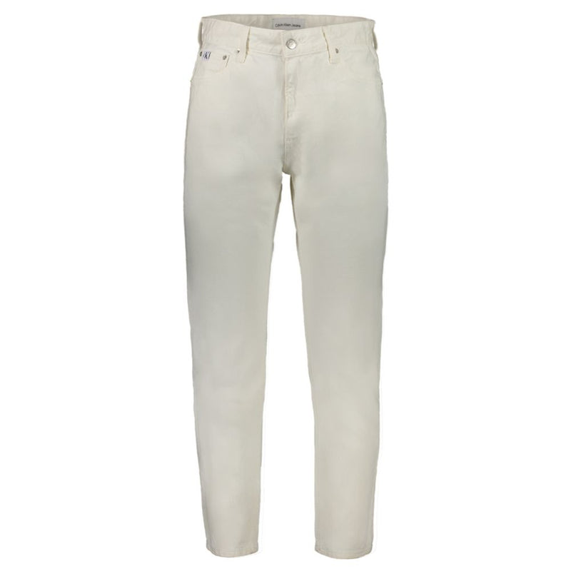 Jeans en coton blanc pour homme de Calvin Klein