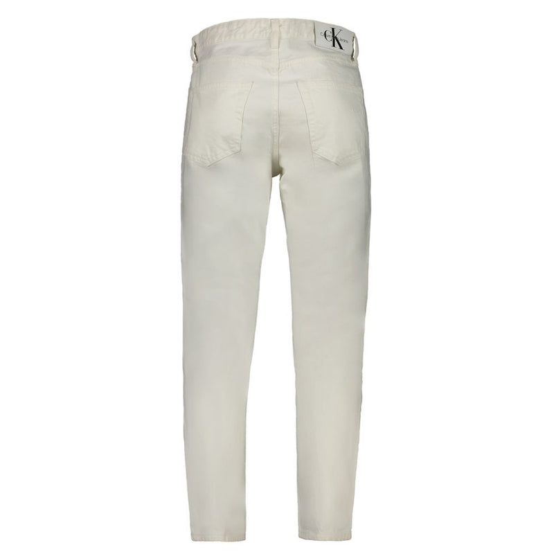 Jeans en coton blanc pour homme de Calvin Klein