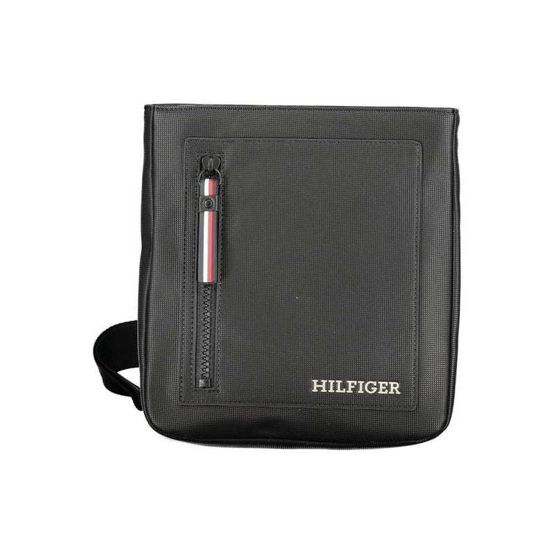 Sac à bandoulière en polyéthylène noir Tommy Hilfiger