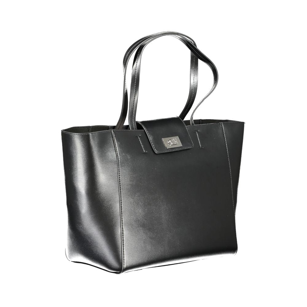 Calvin Klein Black Recycled Polyester Handbag for Women