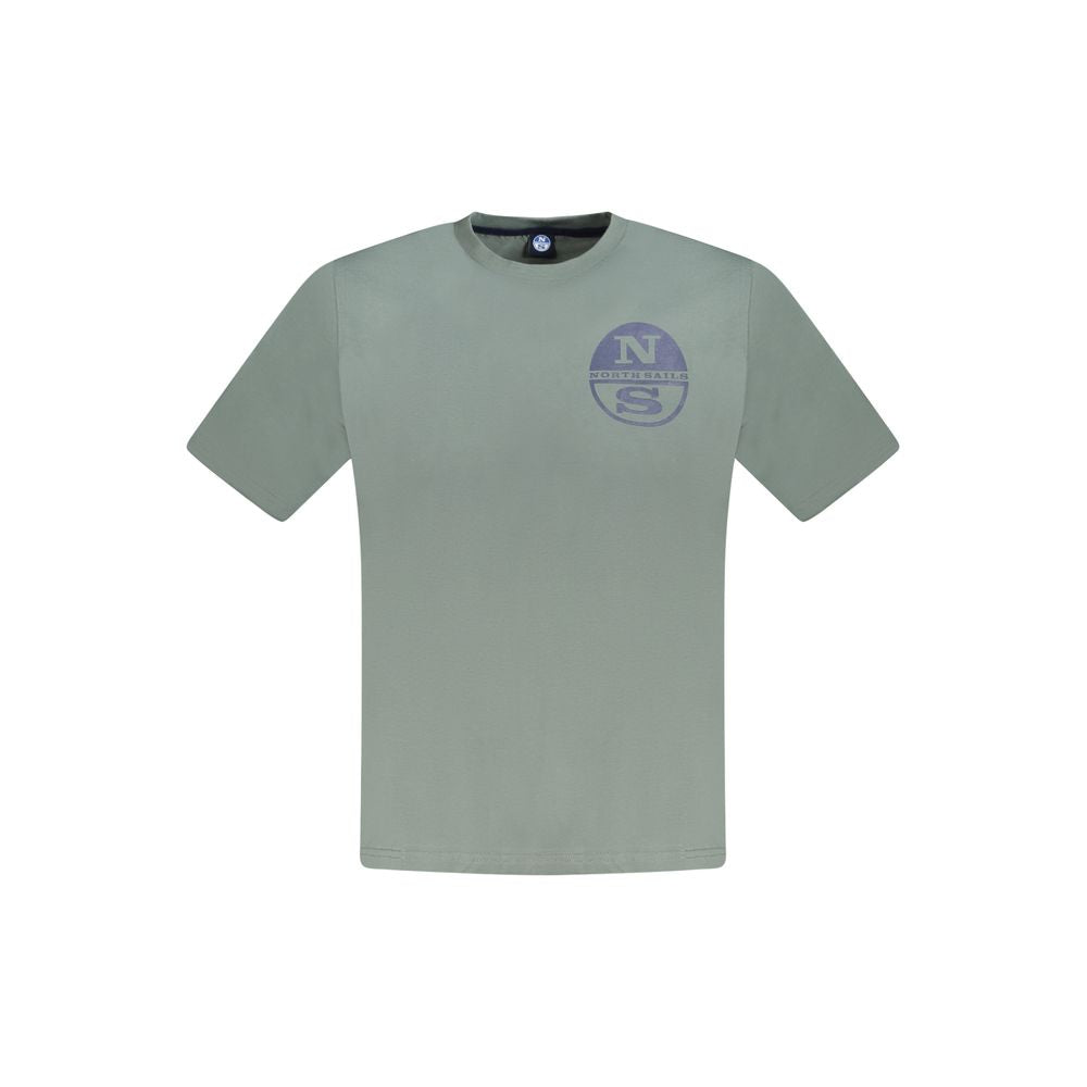 T-shirt homme en coton vert North Sails