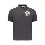 Polo homme en coton noir North Sails