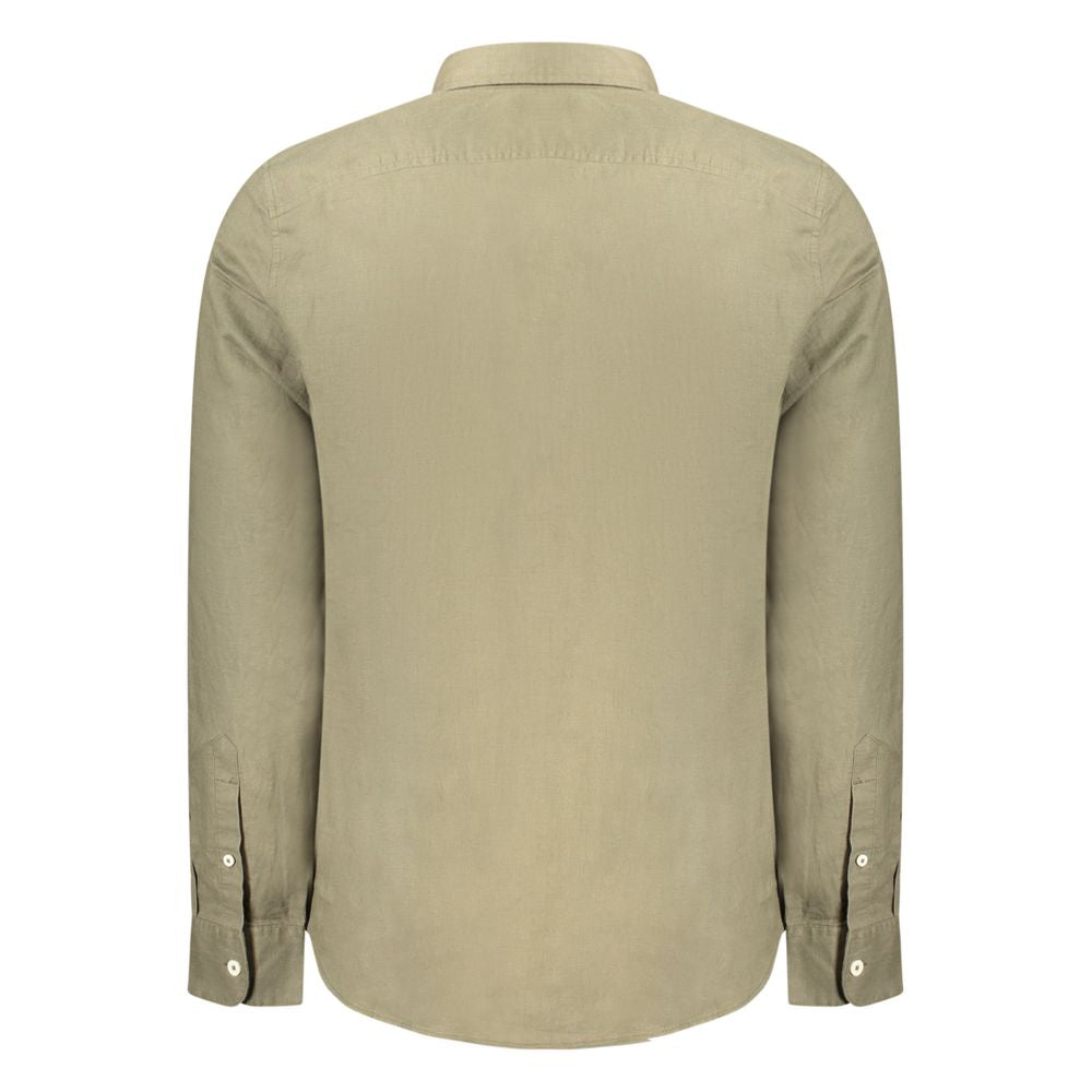 Chemise en coton verte Timberland