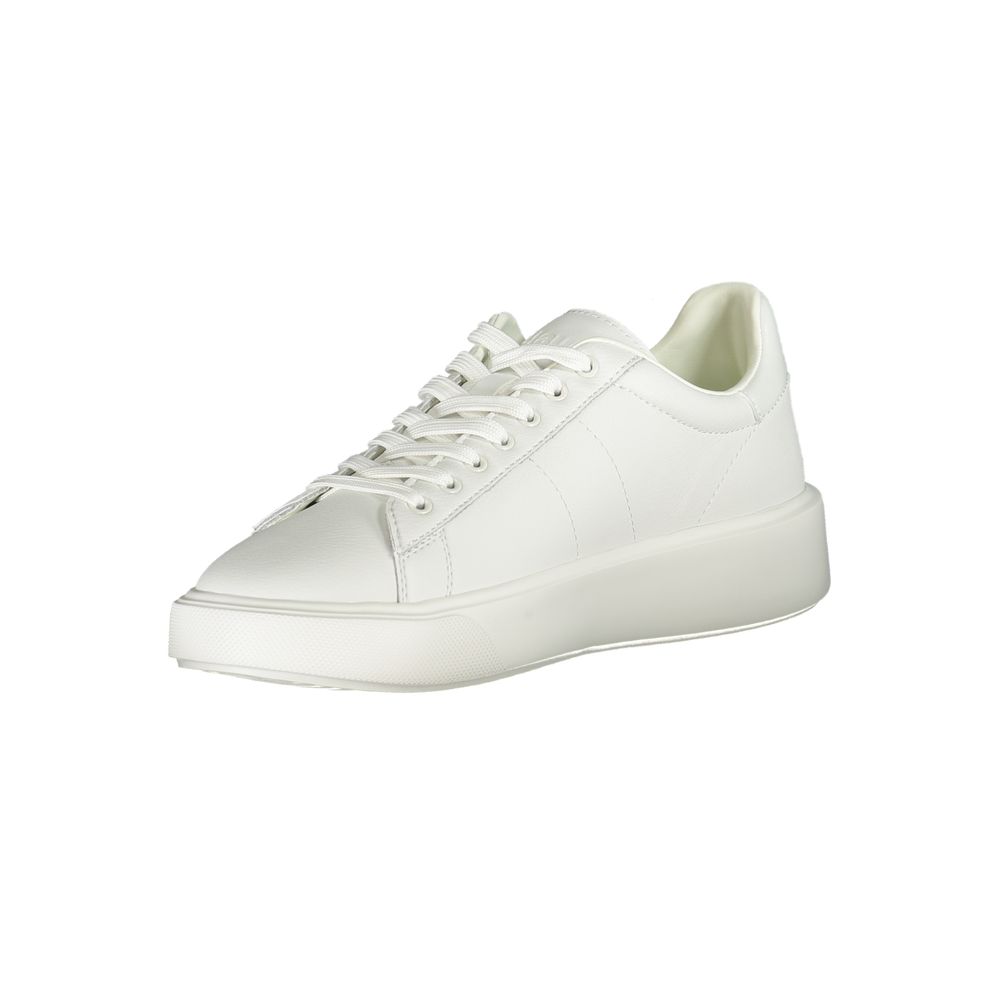 Blauer White Leather Men Sneaker - Comfort & Style Combined