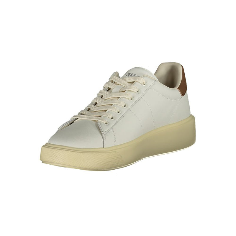 Blauer White Leather Men Sneaker - Style & Comfort Combined