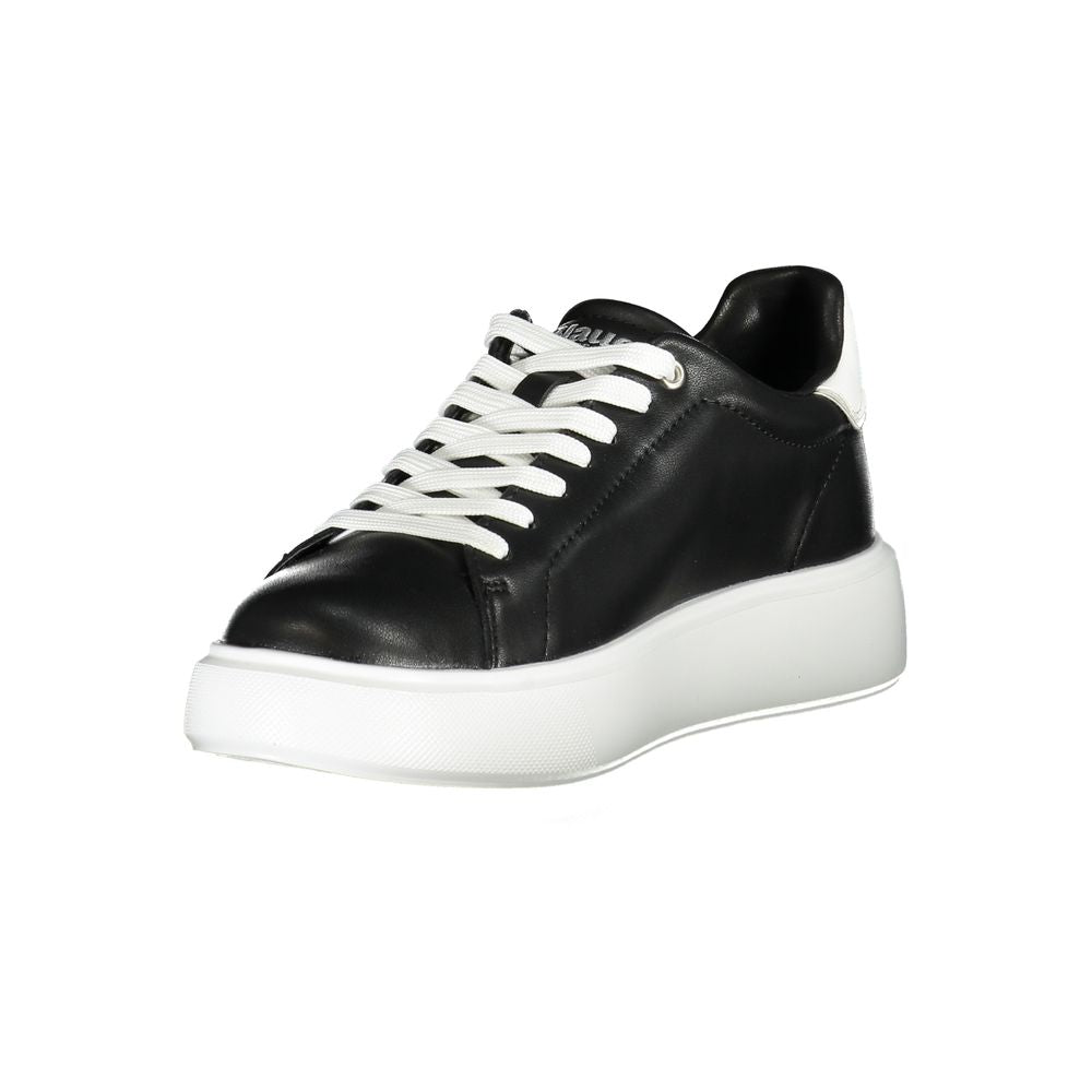 Blauer Black Leather Women Sneaker - Élégance et Confort