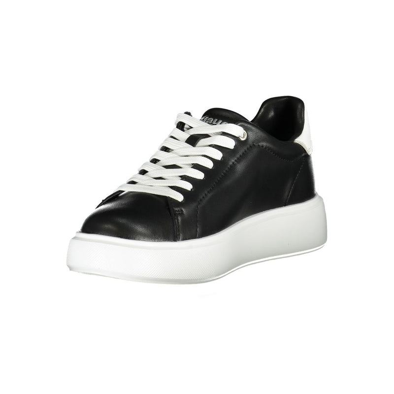 Blauer Black Leather Women Sneaker - Élégance et Confort