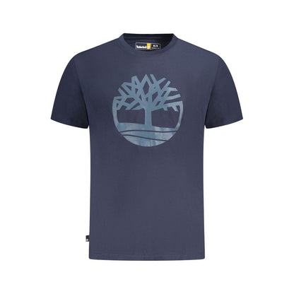 Timberland Blue Cotton T-Shirt