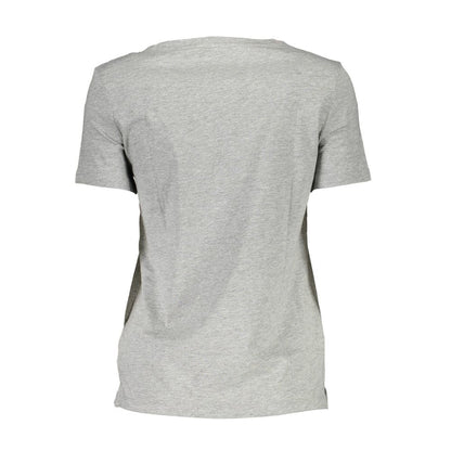 T-shirt Guess en coton gris pour femme