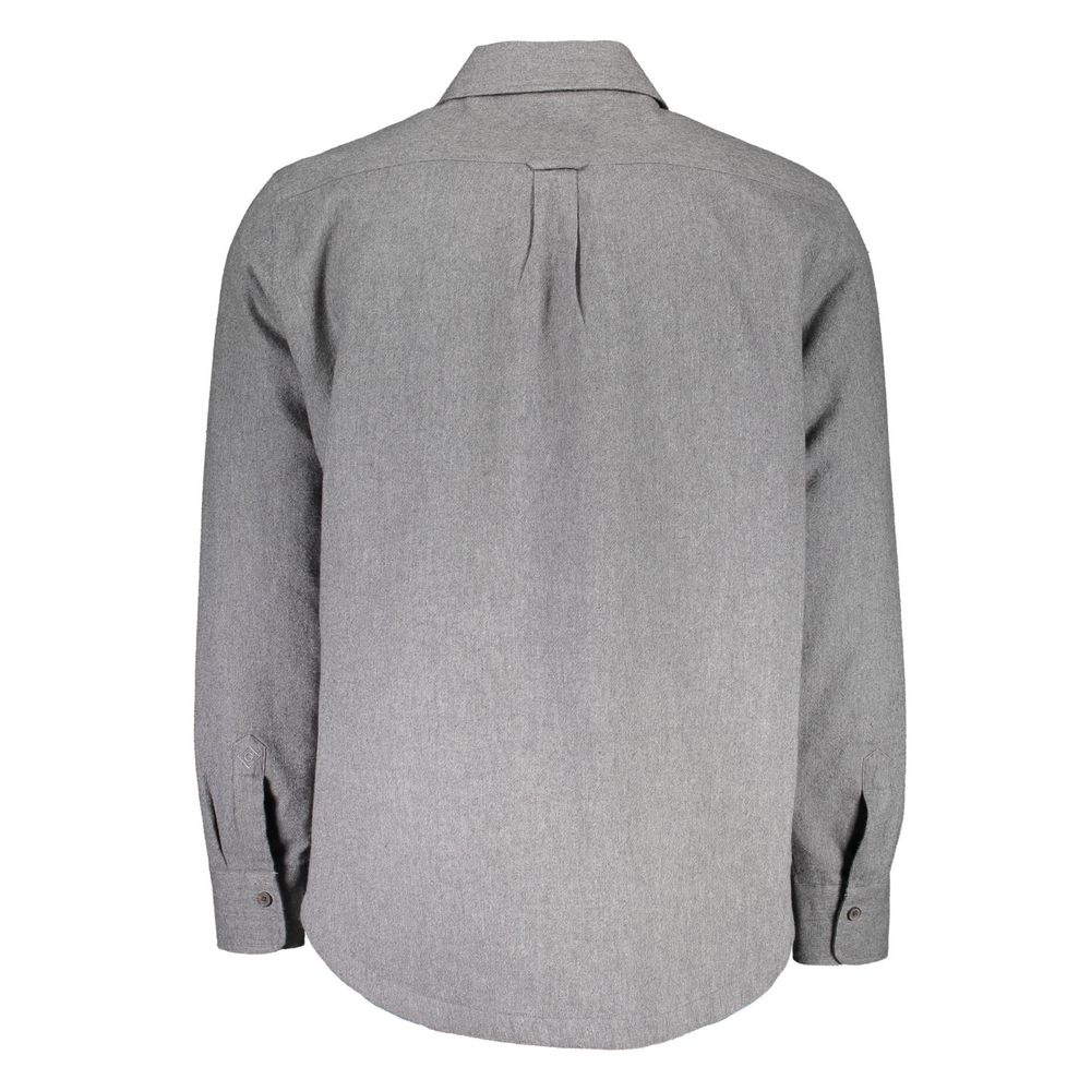 Chemise homme en coton marron Gant