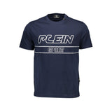 T-shirt homme en coton bleu Plein Sport