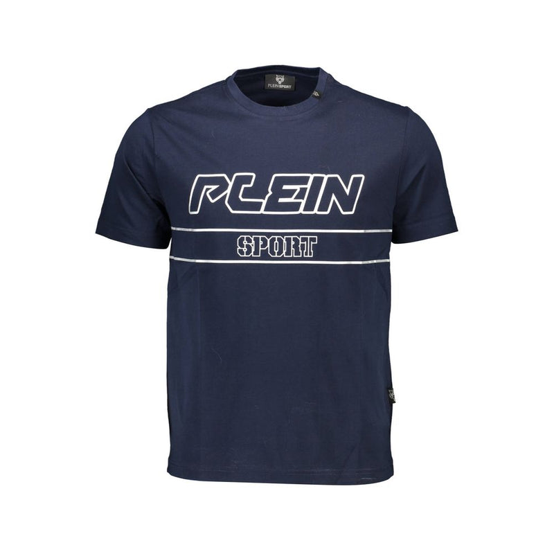Plein Sport Blauw Katoenen Heren T-Shirt