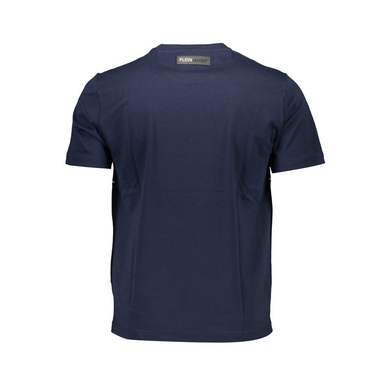 Plein Sport Blauw Katoenen Heren T-Shirt