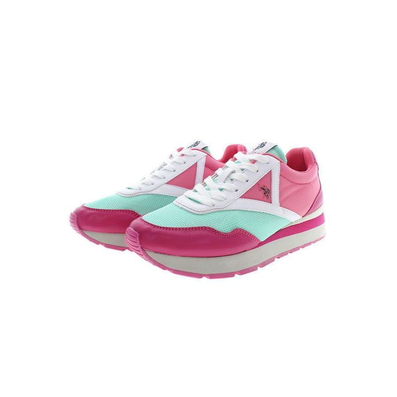 U.S. POLO ASSN. Pink Polyester Women Sneaker - Stylish Comfort
