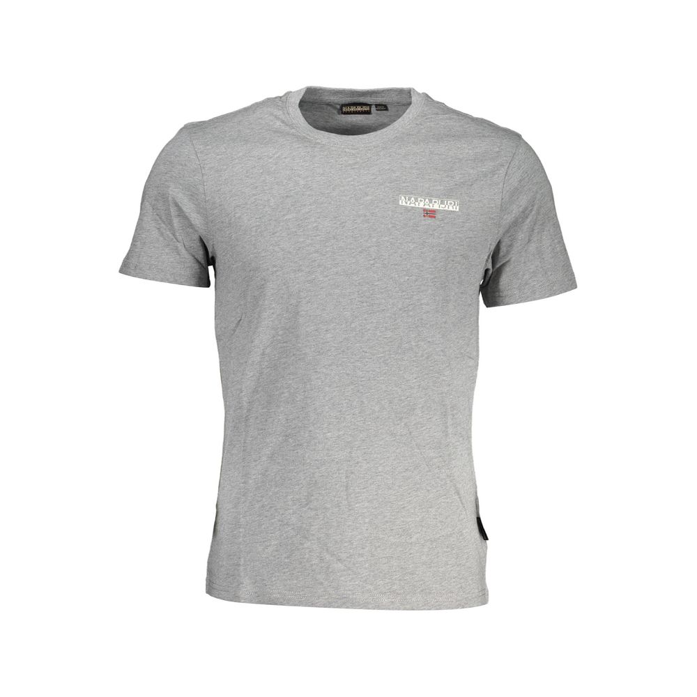 T-shirt Napapijri en coton brun pour homme