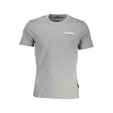 T-shirt Napapijri en coton brun pour homme