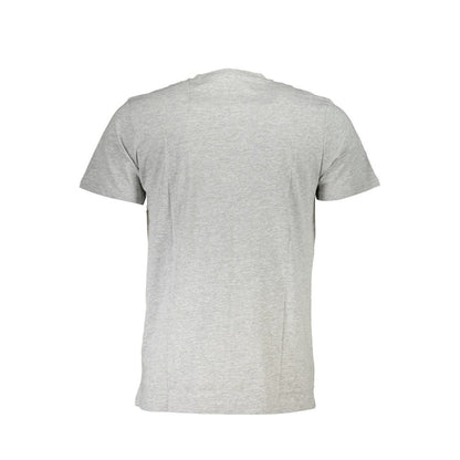 T-shirt homme en coton brun Cavalli Class