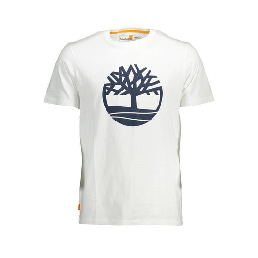 T-shirt en coton blanc pour homme Timberland