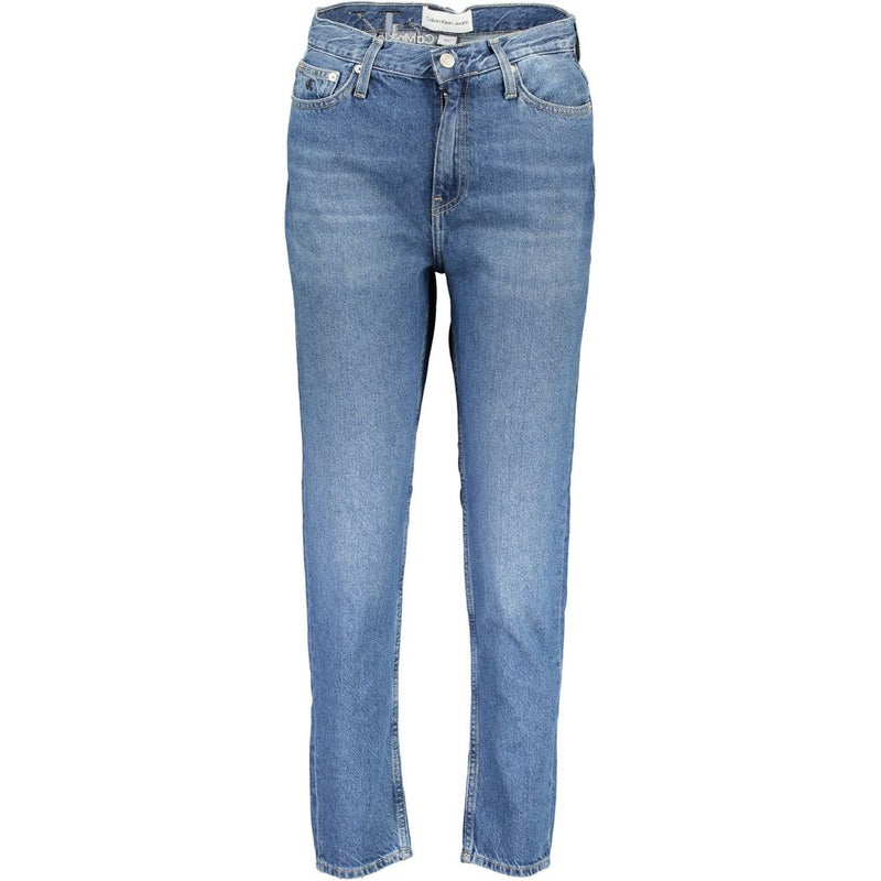 Calvin Klein Blue High-Waist Jeans for Women - Sustainable Style