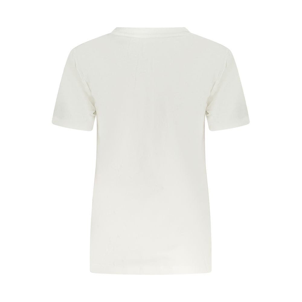 T-shirt blanc en coton pour femme Converse