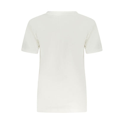 T-shirt blanc en coton pour femme Converse
