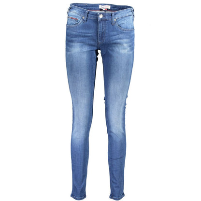 Jeans en coton bleu Tommy Hilfiger pour femme