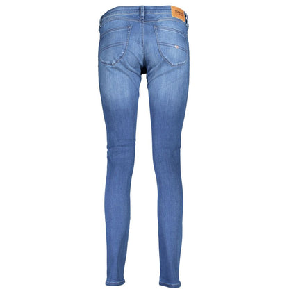 Jeans en coton bleu Tommy Hilfiger pour femme