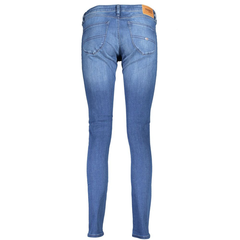 Jean Skinny Femme Tommy Hilfiger Sophie en Coton Bleu