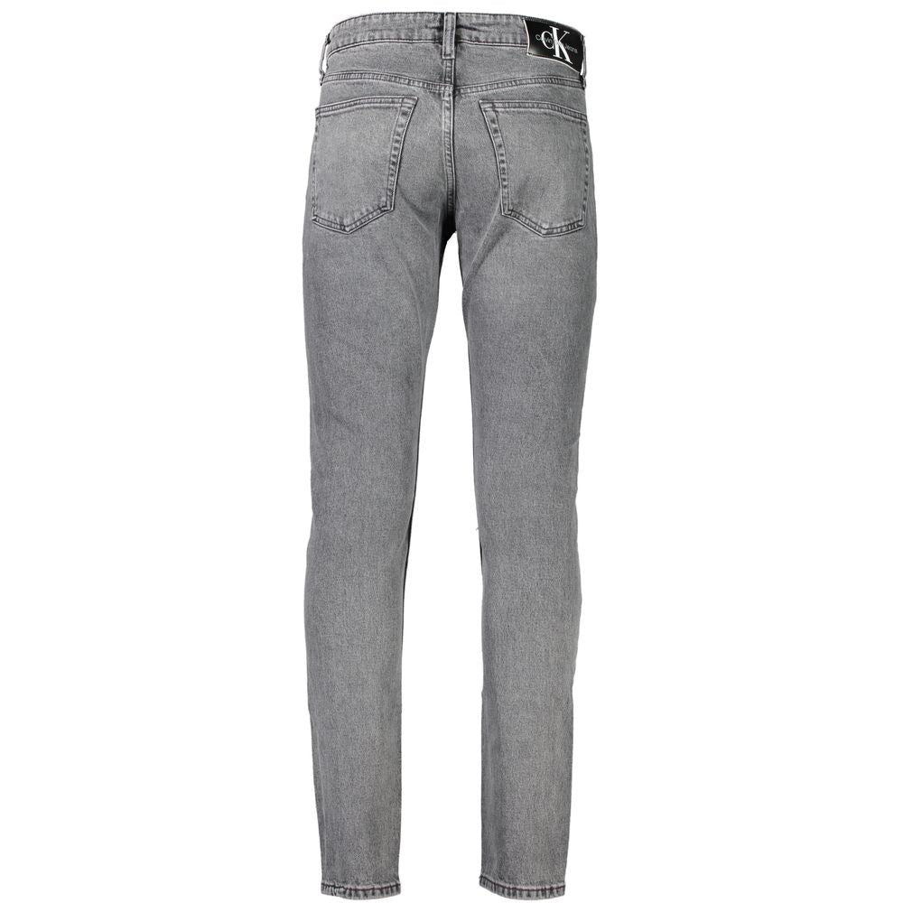 Jeans homme en coton gris Calvin Klein