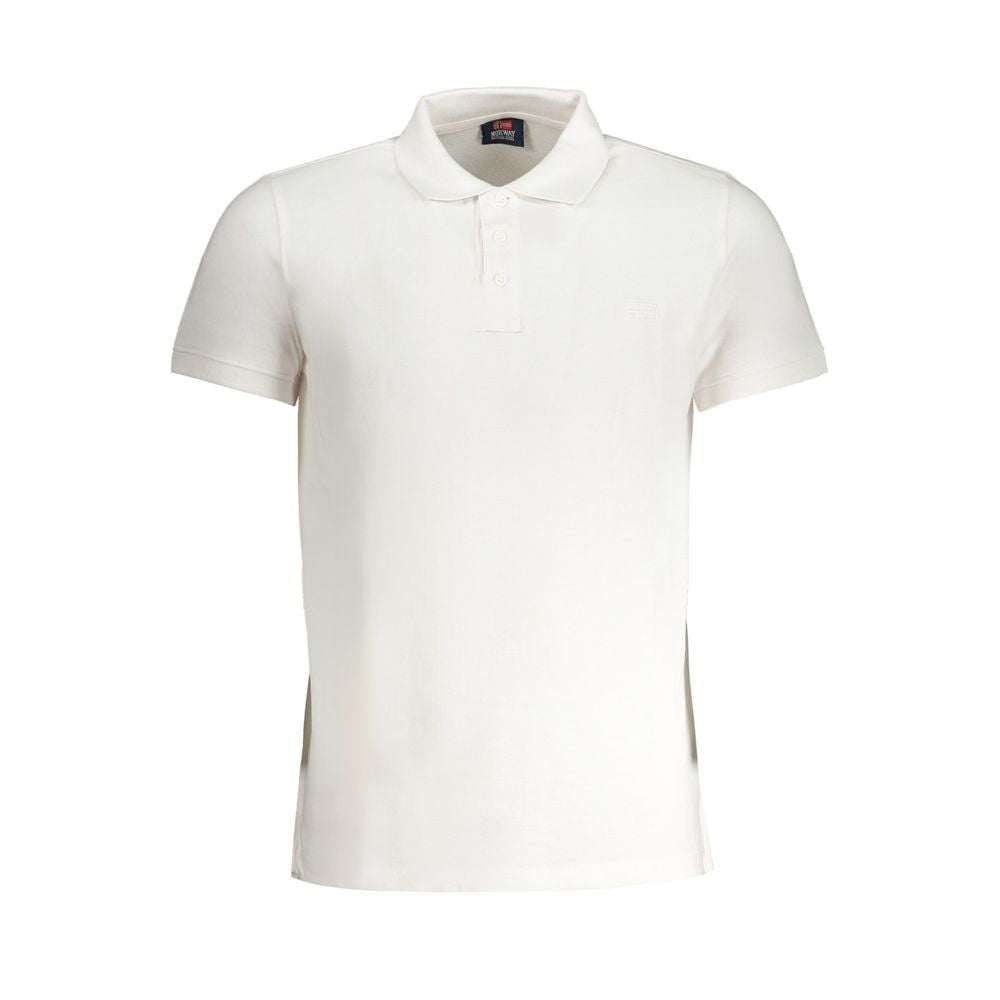 Polo en coton blanc de la Norvège, 1963