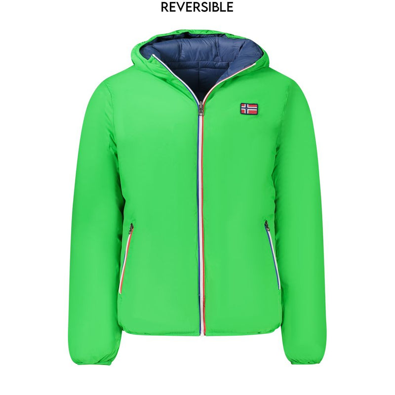 Veste homme norvégienne verte en polyamide, 1963