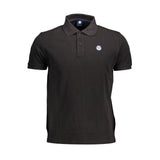 Polo homme en coton noir North Sails