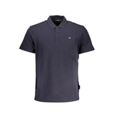 Polo homme en coton bleu Napapijri