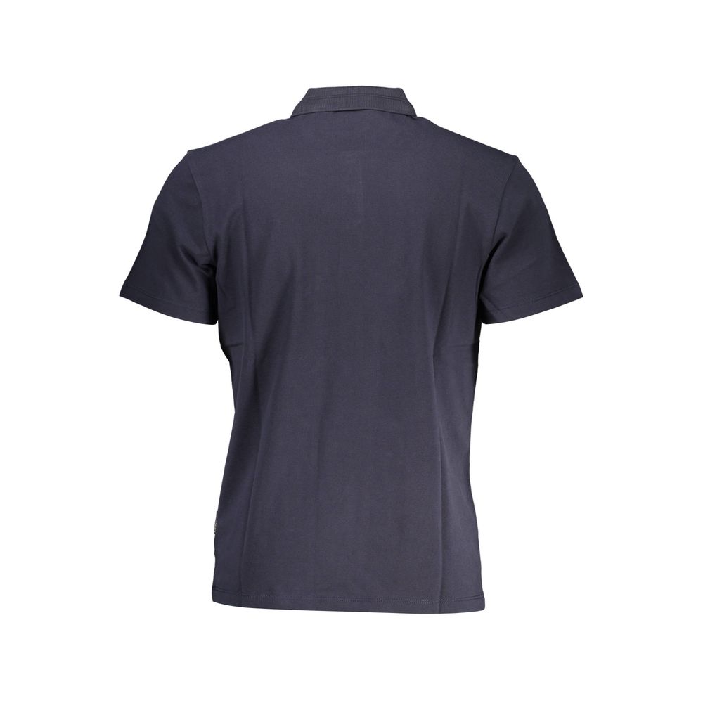 Polo homme en coton bleu Napapijri