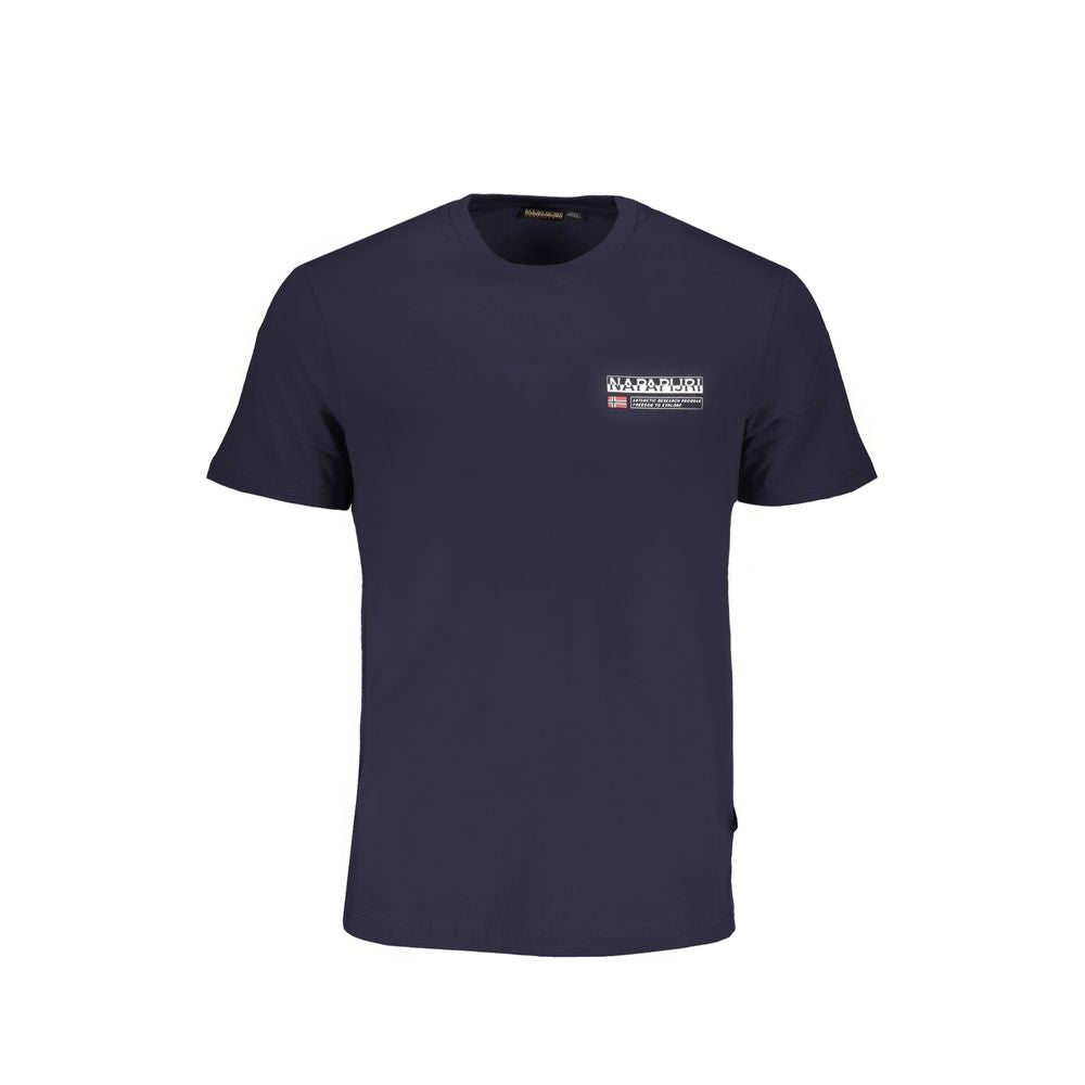 T-shirt en coton bleu Napapijri