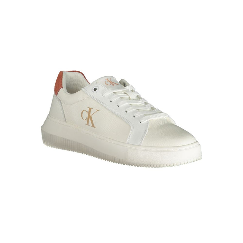 Calvin Klein White Polyethylene Women Sneaker - Stylish Comfort