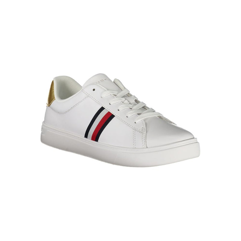 Tommy Hilfiger White Leather Women Sneaker - Élégance et Confort