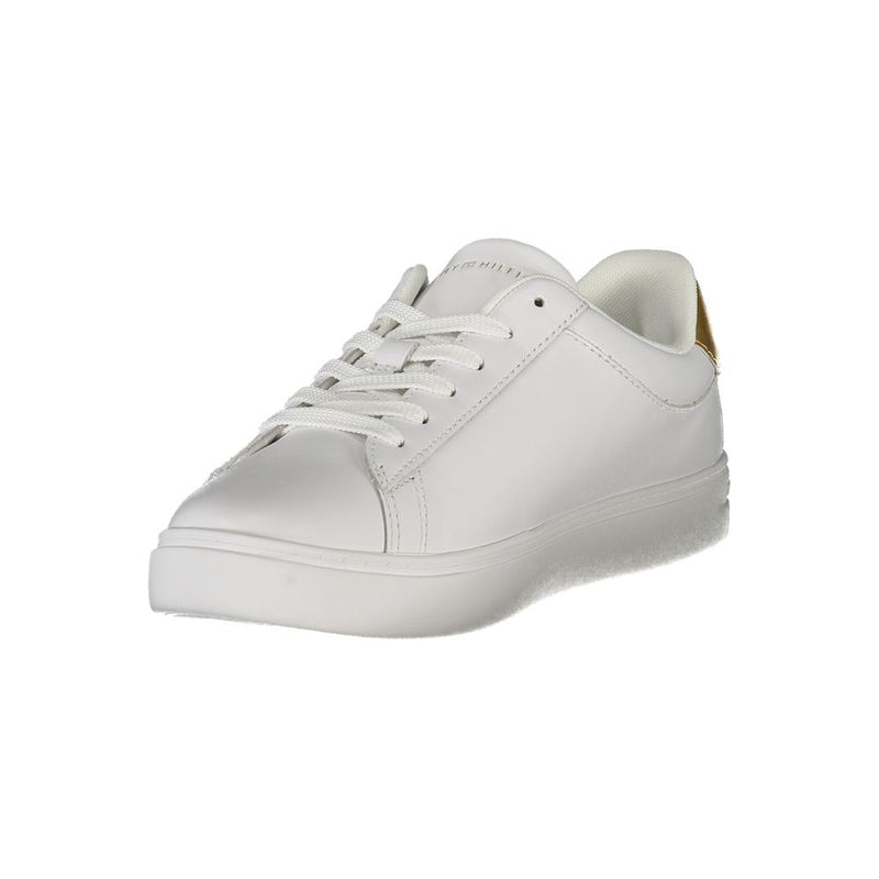 Tommy Hilfiger White Leather Women Sneaker - Élégance et Confort